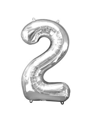 BALÃO PRATEADO NUMERO 2